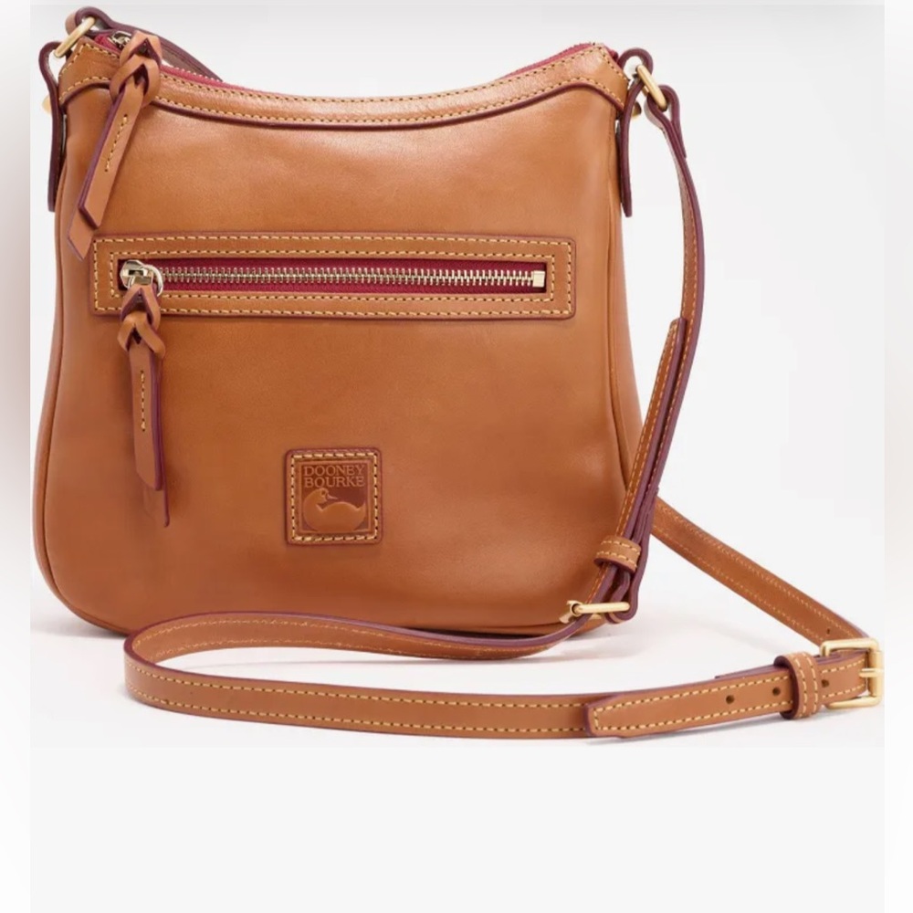 Dooney & Bourke Brown Leather Crossbody Bag